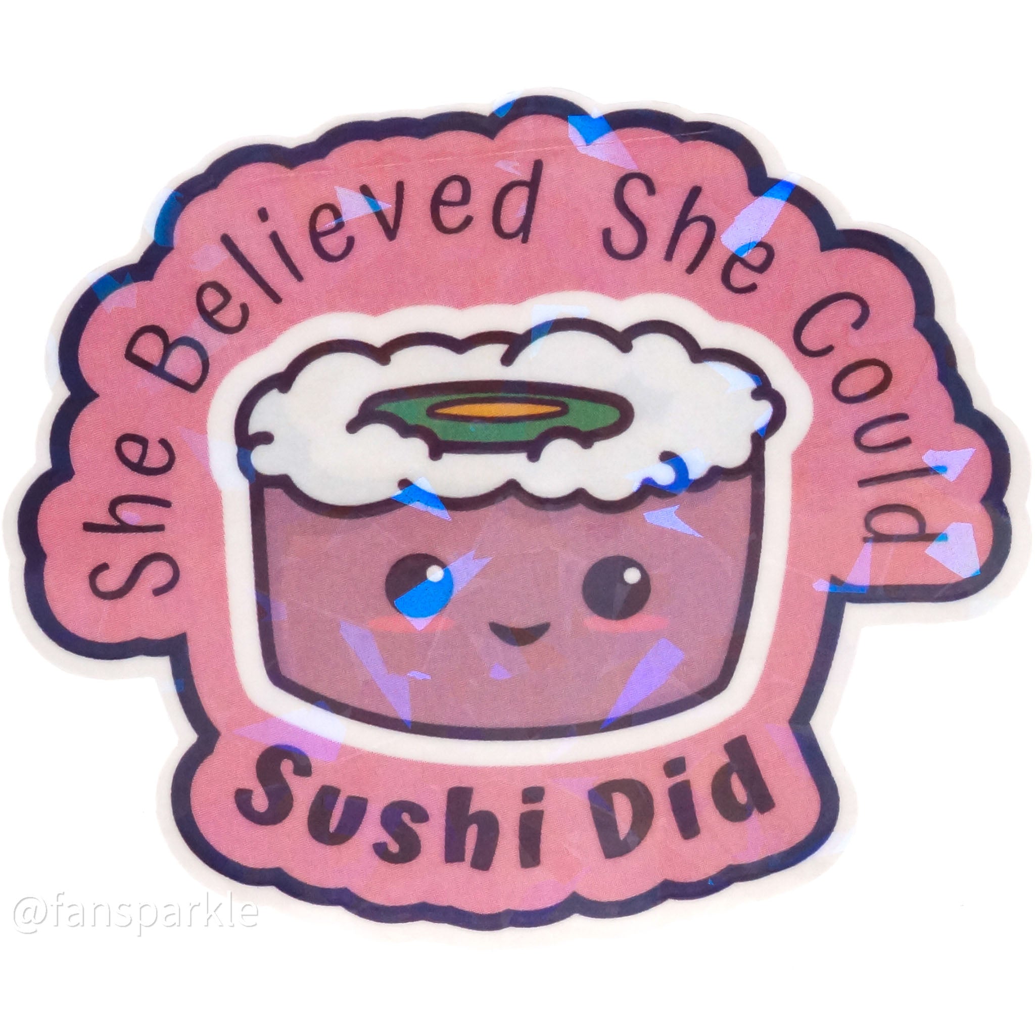 Sushi Variations Happy Cute Funny Gift & Present' Sticker