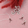 Alabama Crystal Logo Earrings