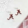 Alabama Crystal Logo Earrings