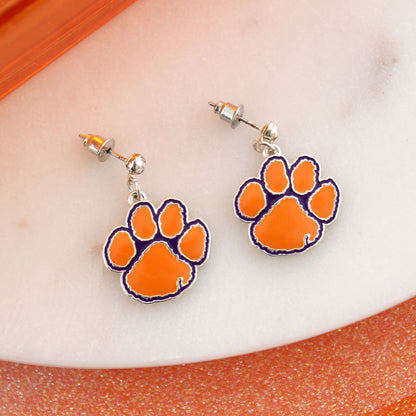 Clemson Logo Earrings