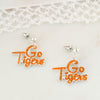 Clemson Slogan Earrings - Fan Sparkle