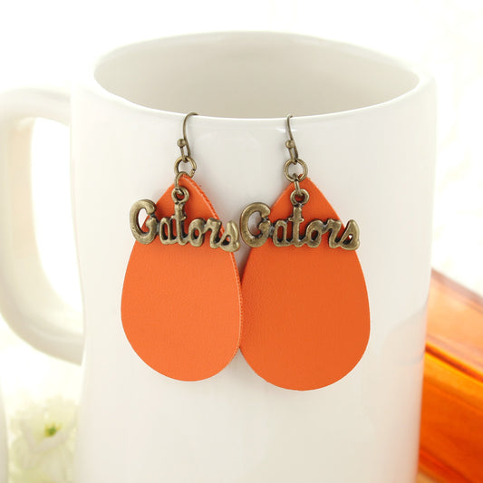 Florida Gators Dangle Earrings