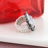 Georgia Rhinestone Mascot Stretch Ring