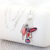 Ole Miss Cluster Necklace