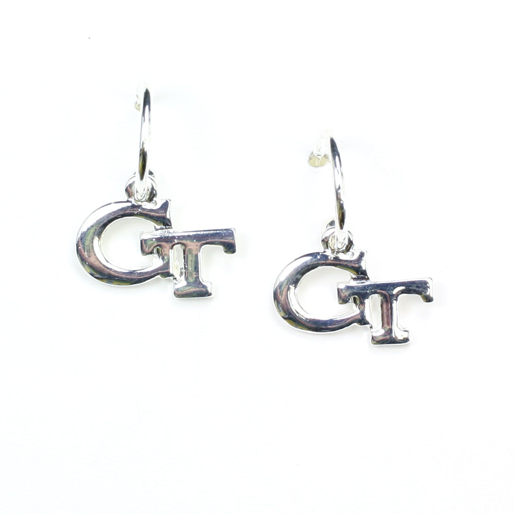 Georgia Tech Huggie Hoop Earrings