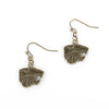 Kansas State Vintage Logo Earrings