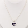 Kansas State Enamel Logo Necklace