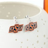 Oklahoma State Enamel Logo Earrings - Fan Sparkle