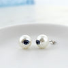 Penn State Logo Pearl Stud Earrings