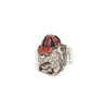 Georgia Bulldog Rhinestone Crystal Stretch Ring - Fan Sparkle