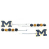 Michigan Rhinestone Crystal Hair Pins - Fan Sparkle