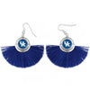 Kentucky Tassel Fan Earrings - Fan Sparkle