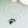 Michigan State Logo Wrap Bracelet - Fan Sparkle